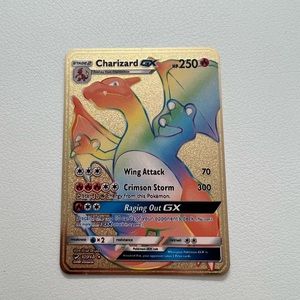Charizard GX 150/147 Burning Shadows Secret Rare Rainbow Pokemon Card Limited